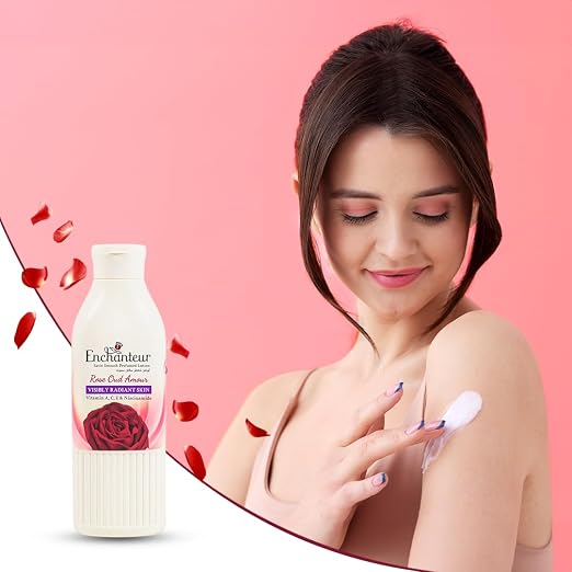 Enchanteur - Satin smooth perfumed lotion - Rose Oud Amour