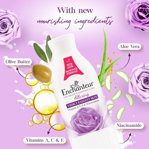 Enchanteur - Satin smooth perfumed lotion - alluring