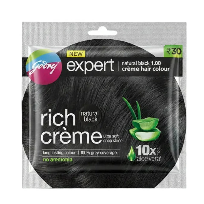 Godrej | Expert rich creme Hair Colour - Natural Black