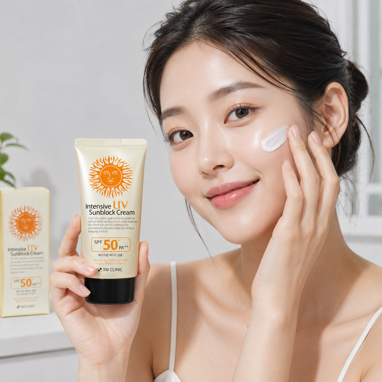 3W Clinic - Oily Skin Intensive UV Sunblock Cream SPF50+ PA+++