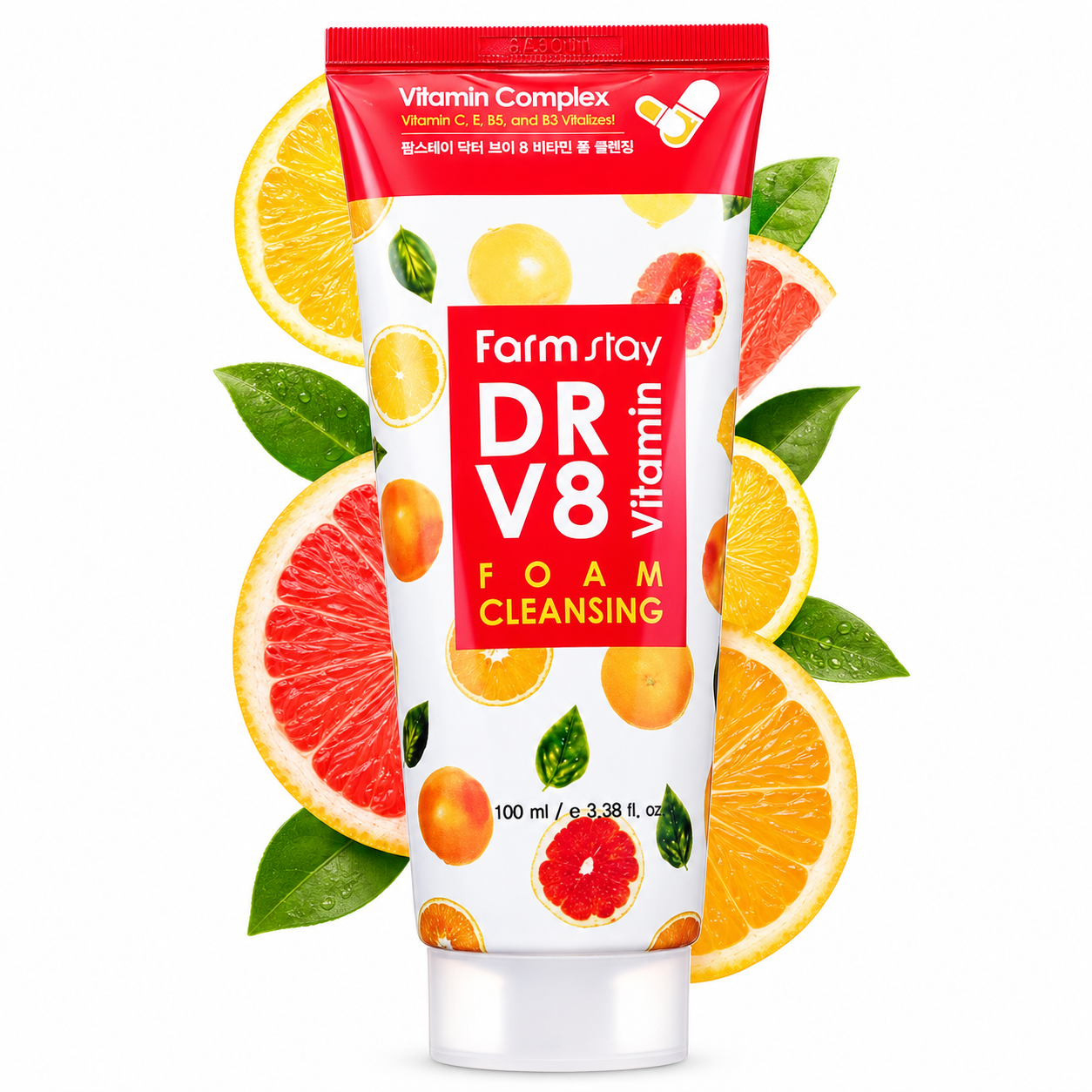 Farm Stay - Dr-V8 Vitamin Foam Cleansing