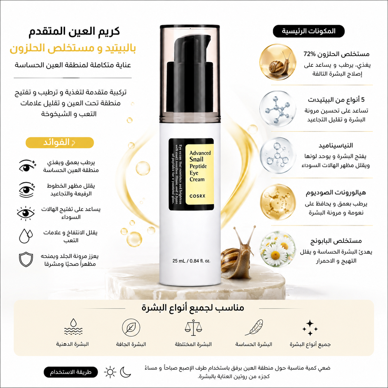 Cosrx - Snail Eye Cream