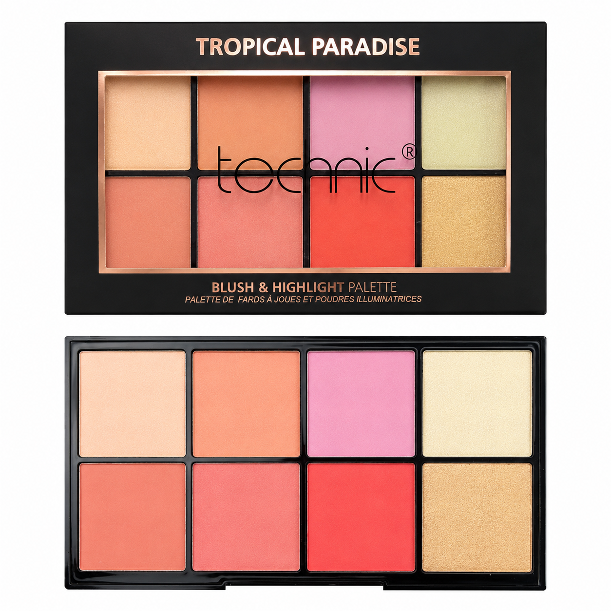 Technic - Blush and Highlighter Palette