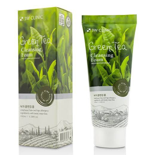 3W Clinic Green Tea Foam Cleansing