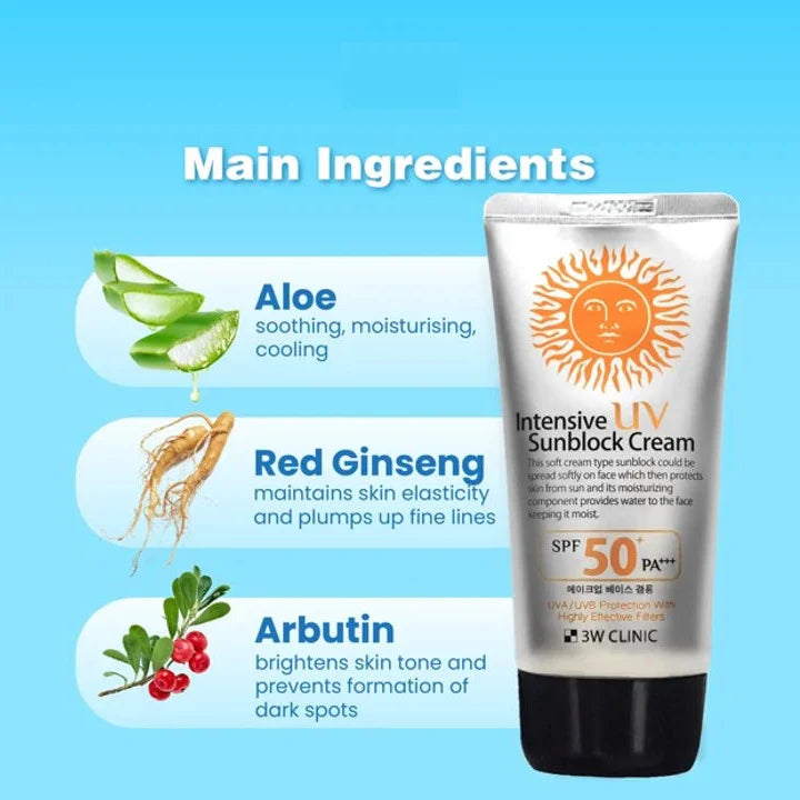 Intensive UV Sunblock Cream SPF50+ PA+++