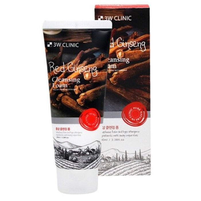 3W Clinic Red Ginseng  Foam Cleansing