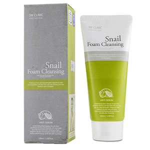 3W Clinic Snail Foam Cleansing