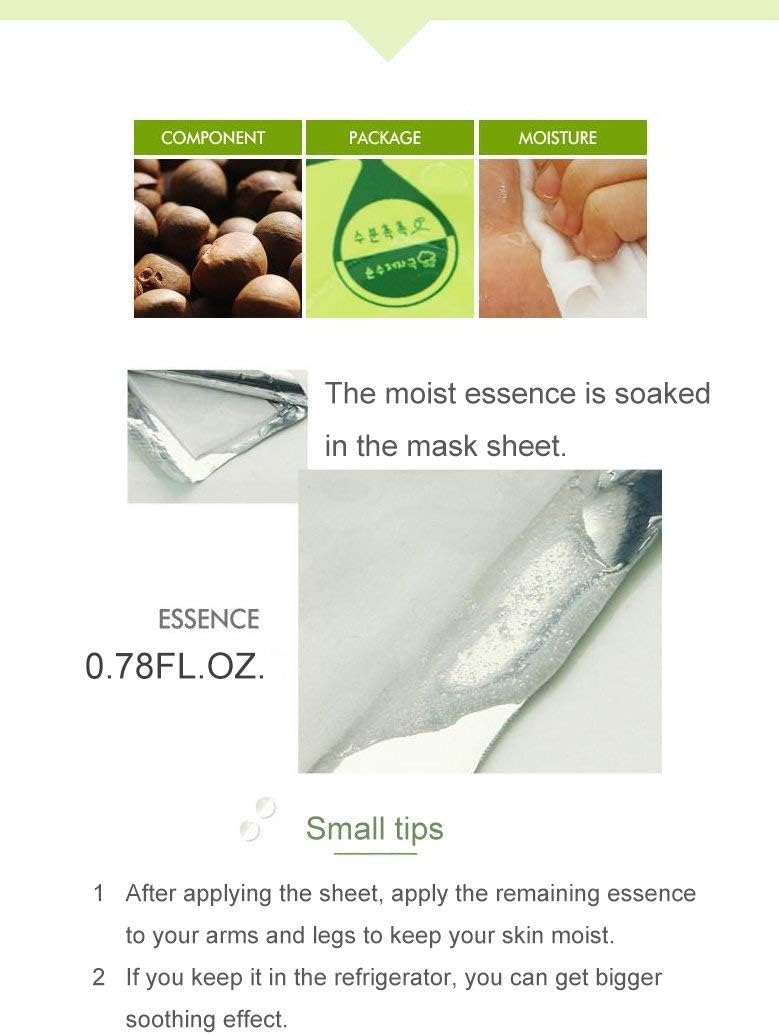 Visible Difference Mask Sheet - Greentea seed