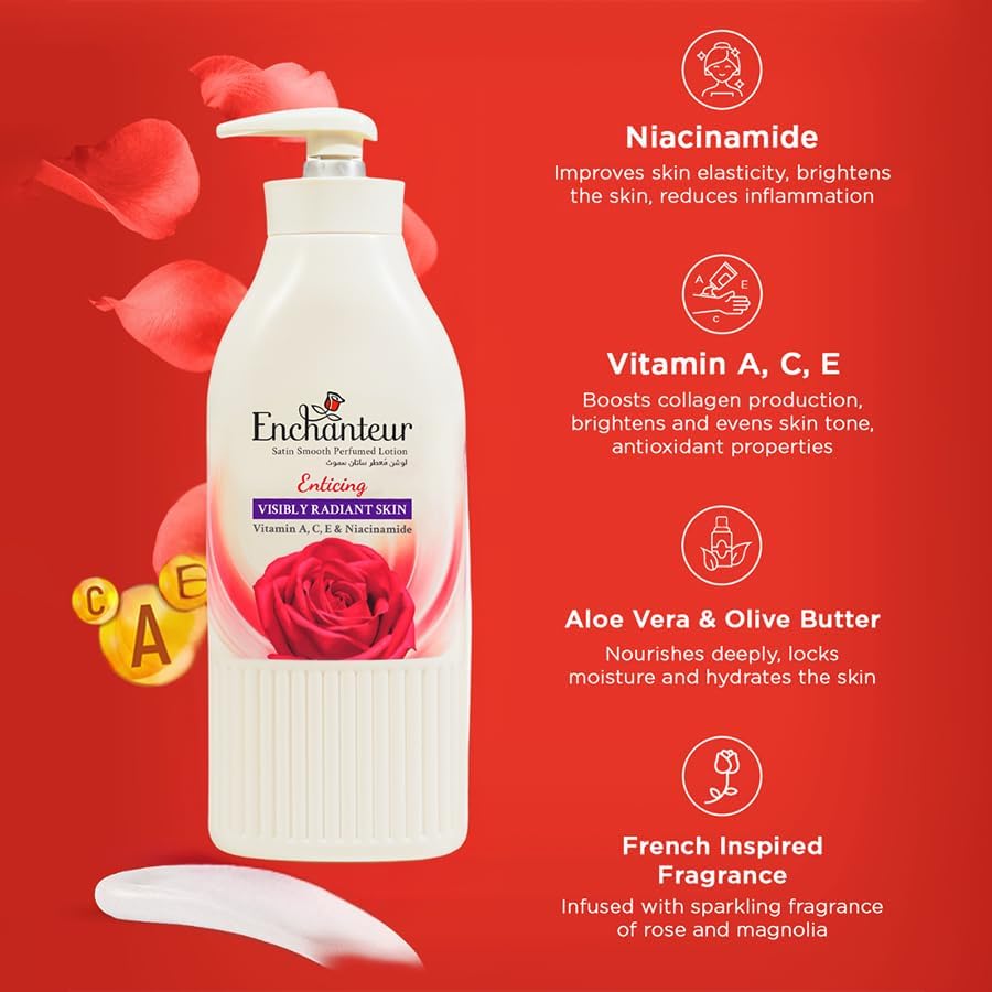 Enchanteur - Satin smooth perfumed lotion - Enticing