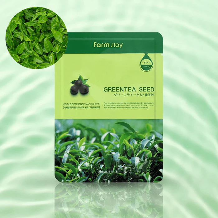 Visible Difference Mask Sheet - Greentea seed