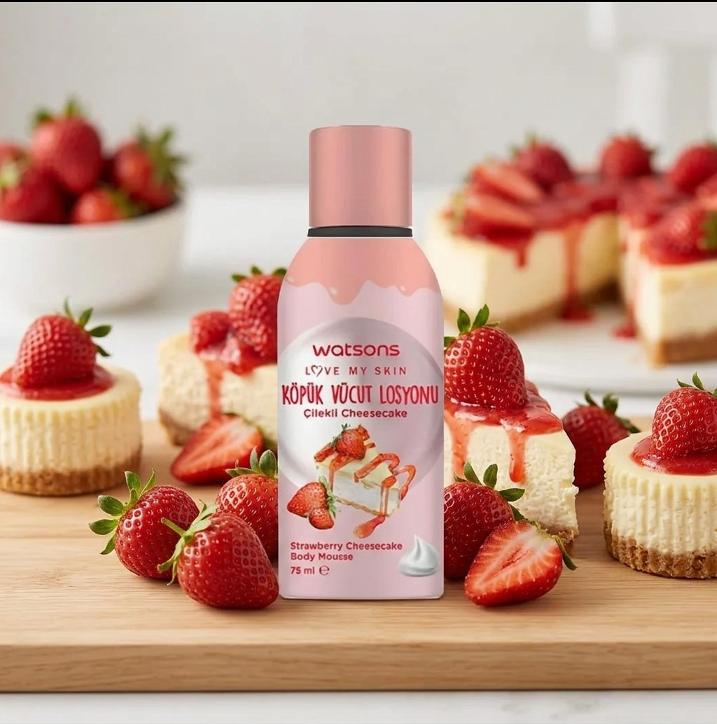 Strawberry Cheesecake Foam Lotion
