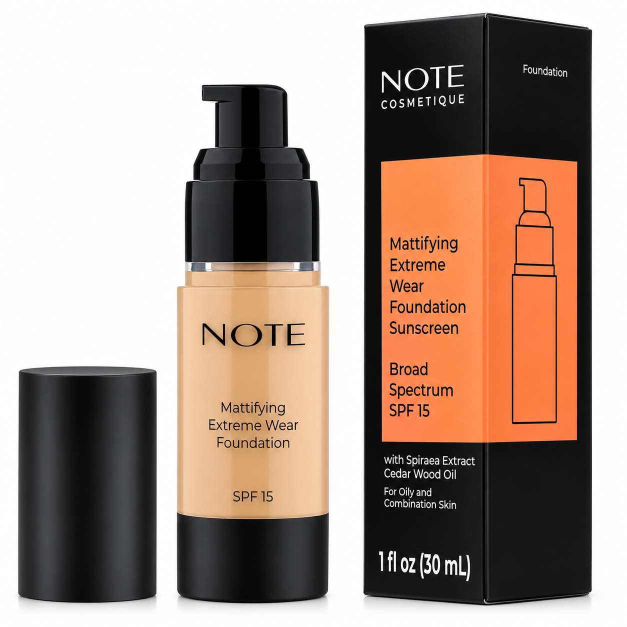 Note - Mattifying Extreme Wear Foundation