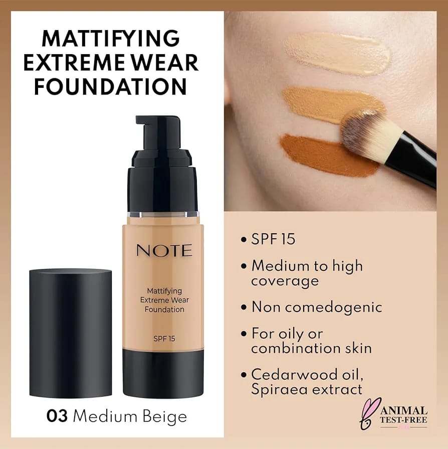 Note Mattifying Extreme Wear Foundation